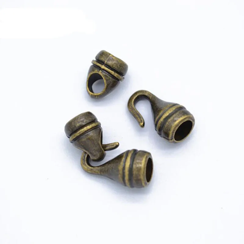 Оптовая продажа 20 комплектов застежка крючок из античного бронзового сплава