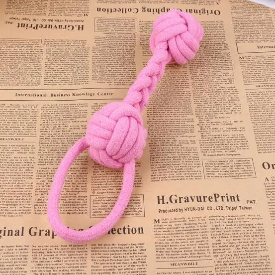 1 шт. разноцветная жевательная игрушка для собак веревки домашних животных