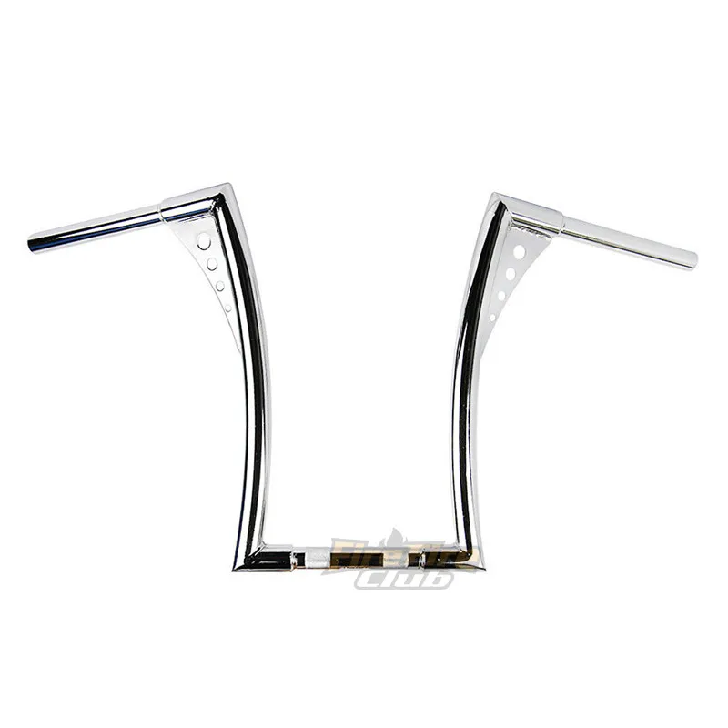 Chrome Для Harley Sportster FXST XL FLST мотоцикл на заказ черный мотоцикл Ручка Бар Ape вешалки 1-1/" жировые стержни 16 подъемный руль - Цвет: Chrome