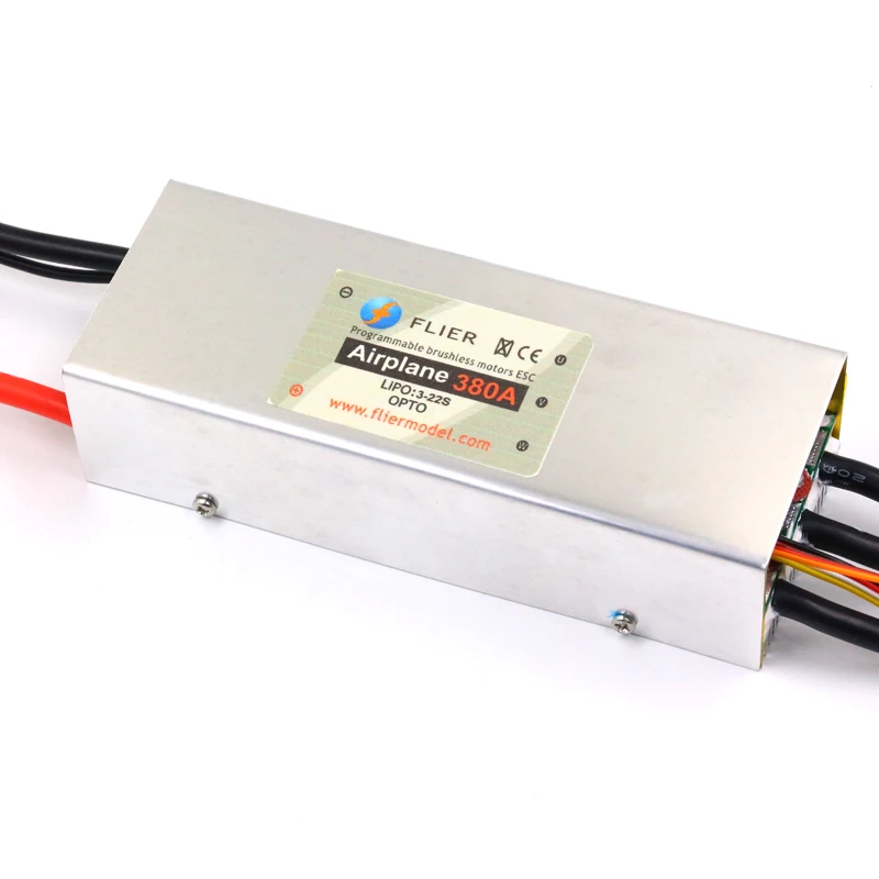 Контроллер скорости FATJAY FLIER 380A 2 22S Высоковольтный ESC бесщеточный с USB кабелем для