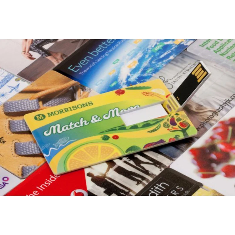 50PCS/LOT Credit Card USB Flash Drive 8GB 16GB 32GB 2.0 Stick Business Pendrive Free Logo Printing for Promotional | Компьютеры и офис