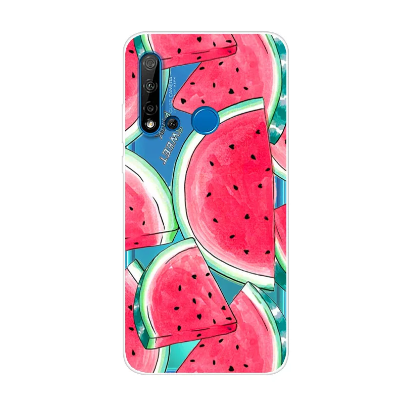 Чехлы для Huawei Nova 5i мягкий силиконовый защитный чехол задней крышки телефона
