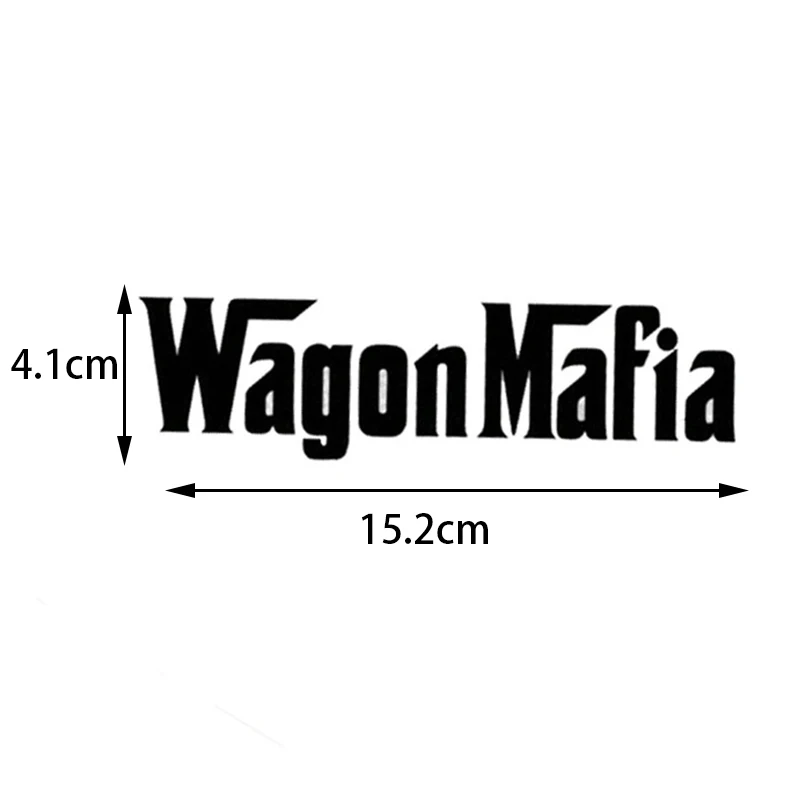 WAGON MAFIA автомобильный Стайлинг наклейка крутая жесткая мужская стильная