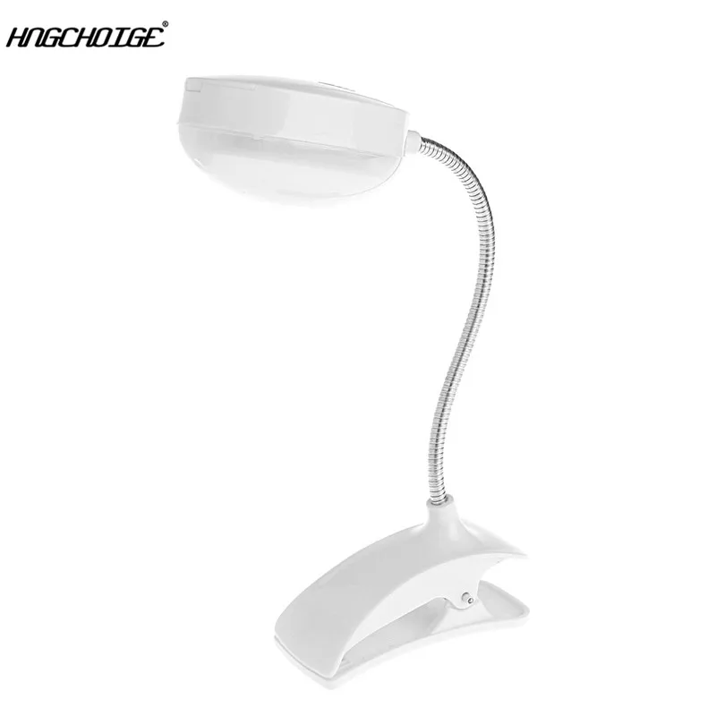 HNGCHOIGE Гибкая Настольная лампа со светодиодным зажимом для чтения учебная кровать