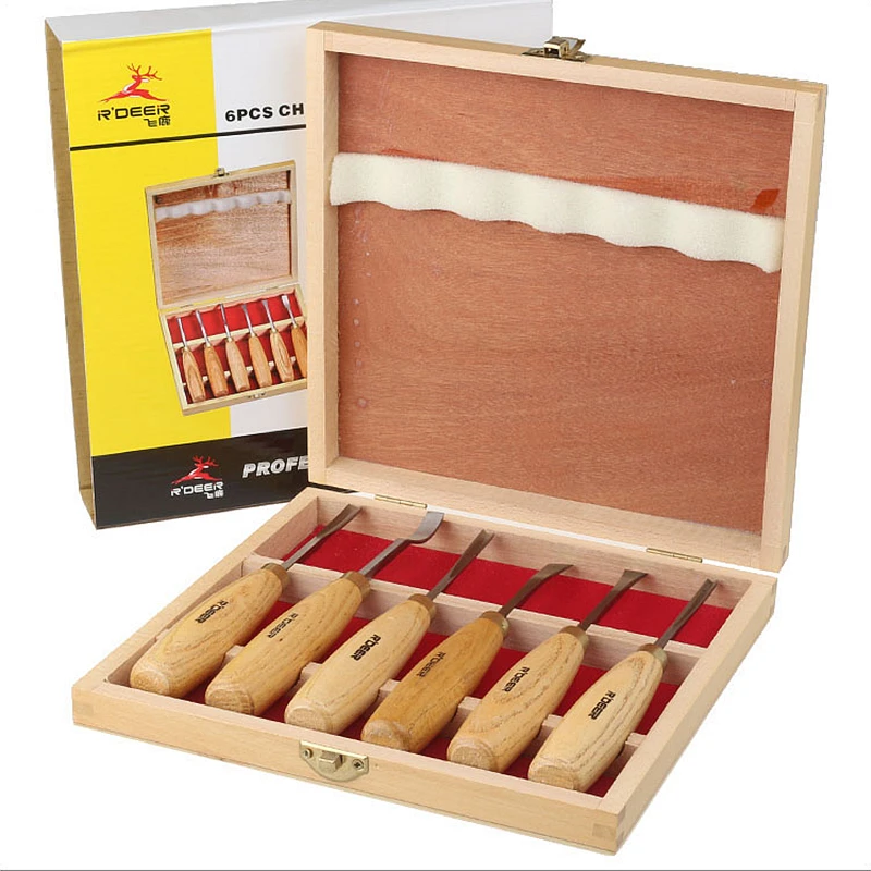 6 шт. набор резцов для резьбы по дереву|Долото| |