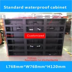 Светодиодный Стандартный водонепроницаемый шкаф/L960xW800xH120mm/светодиодный уличный и закрытый светодиодный дисплей