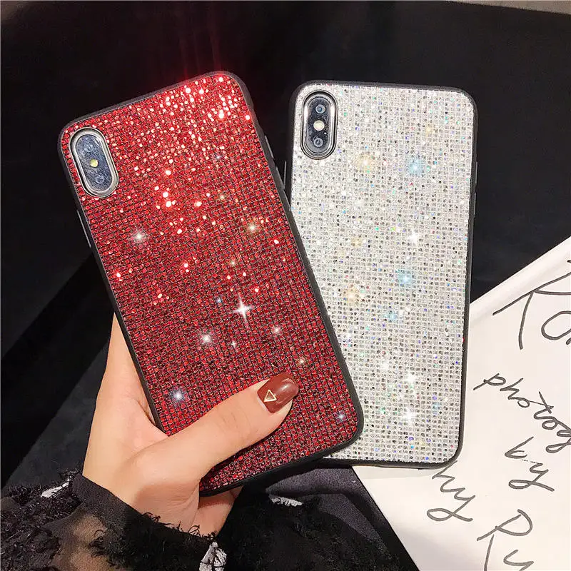 Роскошный чехол со стразами для Huwei P20 Lite P30 Pro Honor 8X 10 Play V20 Cover Mate 20 Nova 3 3i 4 2S P10 Plus