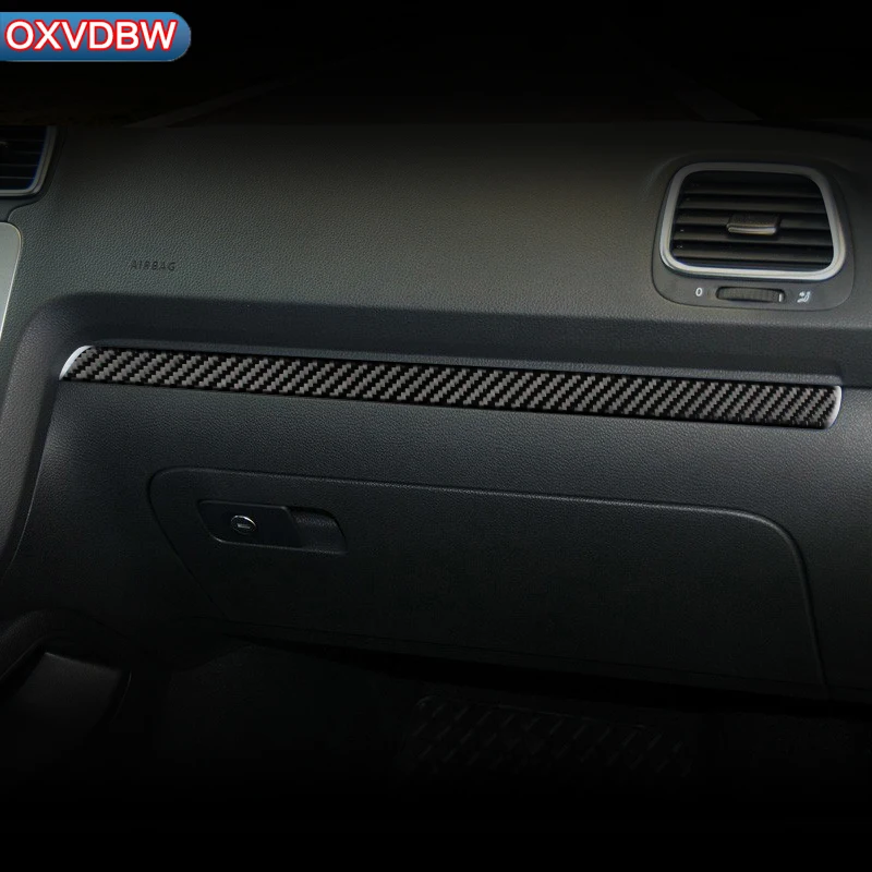 Для volkswagen scirocco R LHD RHD аксессуары 2009 2016 углеродного волокна интерьер украшения для