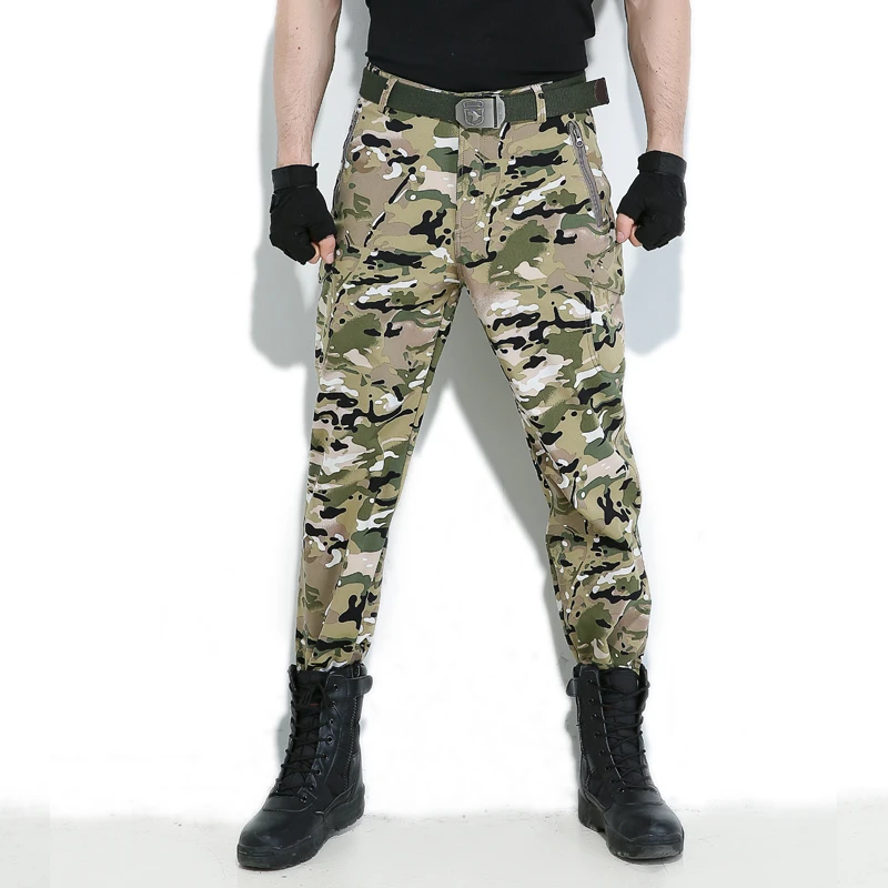 Тактические треккинговые походные брюки для мужчин ветрозащитные
