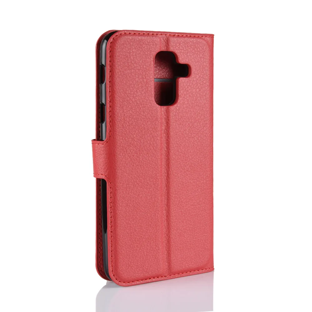 KONSMART Cover For Samsung Galaxy A6 2018 SM-A600F Case Wallet Flip Book Plus A6+ Fundas Phone Cases | Мобильные телефоны и