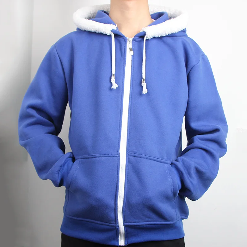 Игра Sans Undertale косплей костюм длинный рукав B. lue толстые толстовки свитшоты куртки