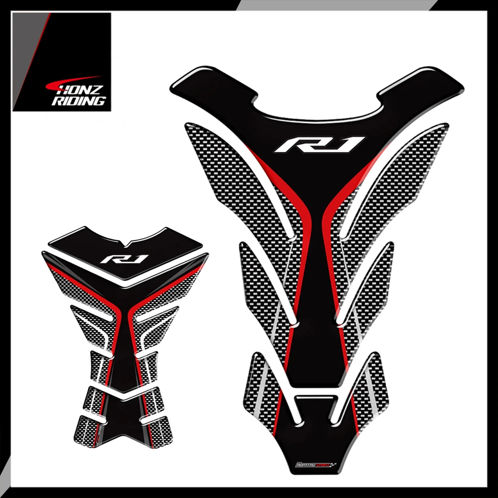 For Yamaha R1 R1M YZF-R1 Tankpad 3D Motorcycle Tank Pad Protector Decal Stickers