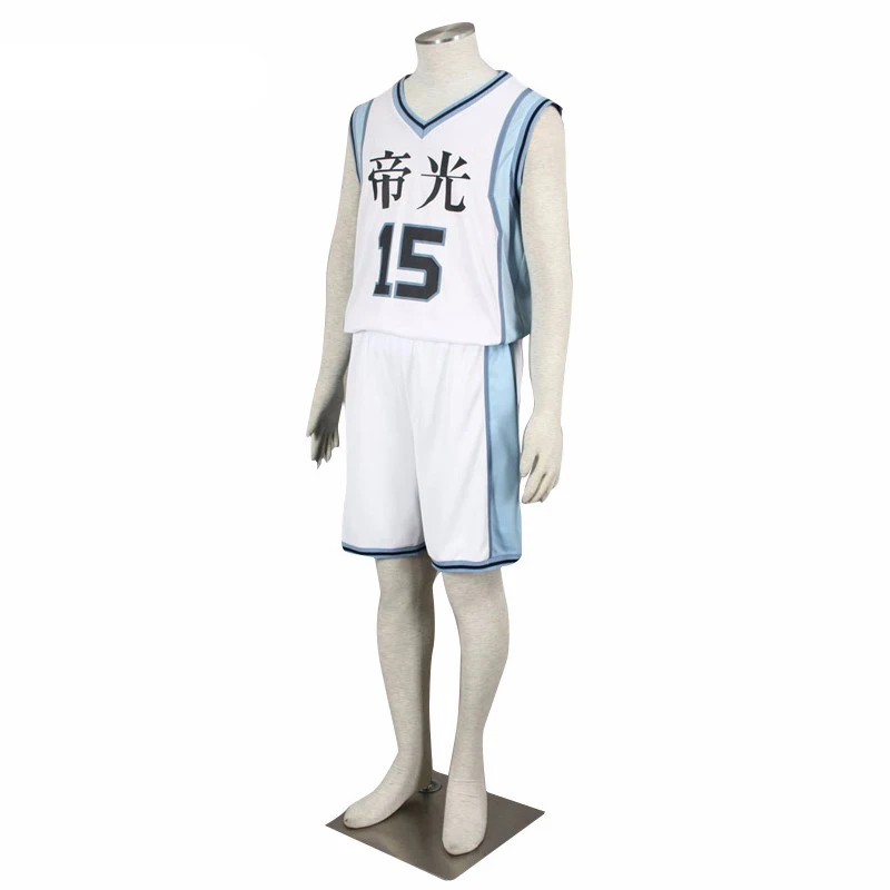 Костюм Ainclu белый Kuroko без корзины баскетбольный костюм Tetsuya SEIRIN для косплея детей