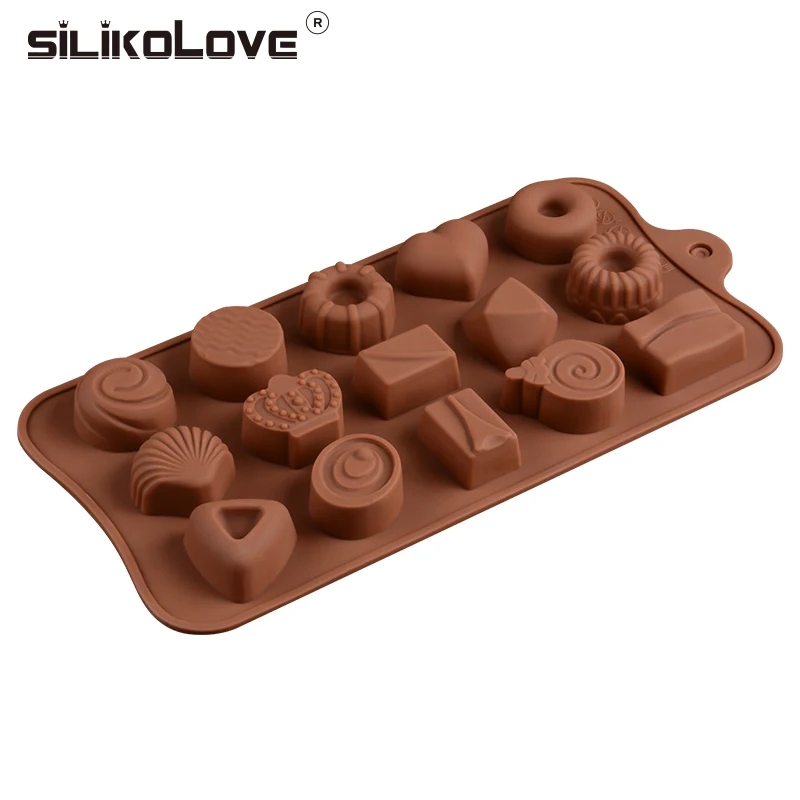 Силиконовые формы silicolove 15 полости сделай сам для шоколада и конфет