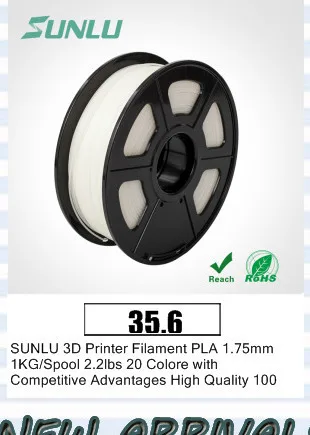 SUNLU PLA углеродное волокно нить для 3d принтера 1,75 мм 1 кг нить для 3D печати низкая точность измерения запаха+/-0,02 мм