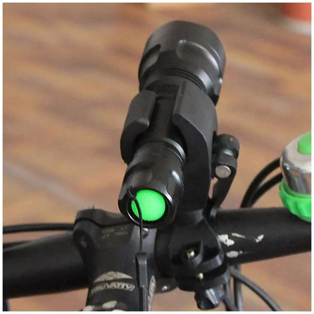 90 градусов вращающийся велосипедный фонарик крепление плоскогубцы зажим