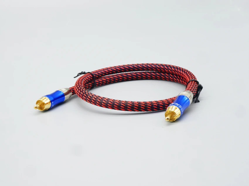 Z60 Чистая медь аудио провод RCA коаксиальные кабели с фольгой оплетка экранирует