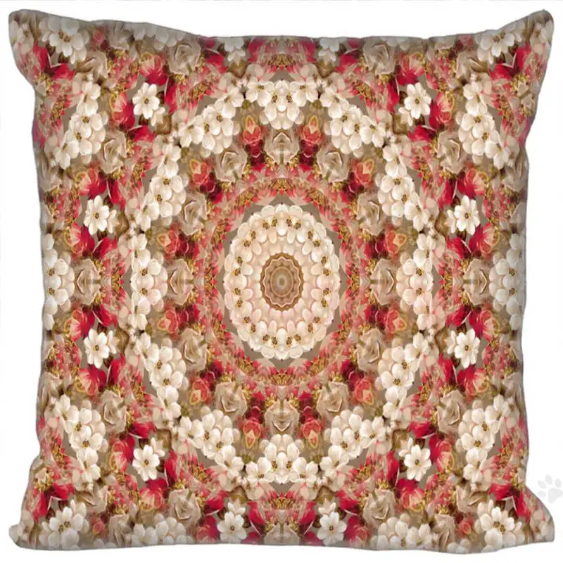 

Hot Sale New Custom Colorful Mandala Square Pillowcases zipper Custom Pillow Case 20x20cm 35x35cm 40x40cm