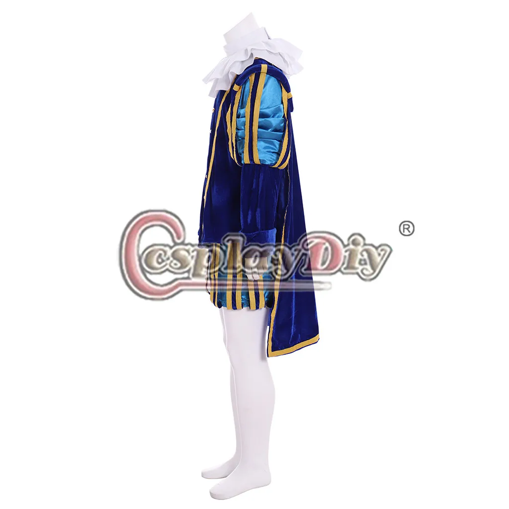 CosplayDiy индивидуальный заказ мужской средневековый Tudor Elizabethan Косплей Костюм Тюдор принц король викторианский костюм L320