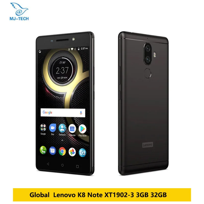 Глобальный Lenovo K8 Note XT1902 3 GB 32 4G FDD LTE 5 &quotFHD Helio X23 Дека core 2 3G Dual сзади Камера 4000 mAh