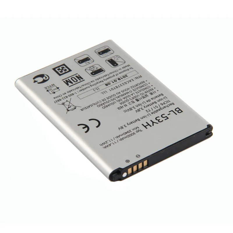 Запасная литий ионная батарея Fesoul большой емкости для телефона LG G3 F400 F460 D858 D830