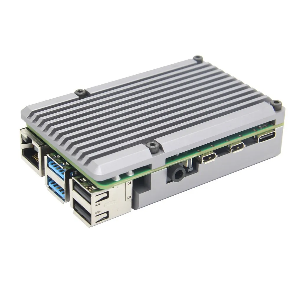 Raspberry Pi 4 Passive Cooling Case 4B Armor Aluminum Alloy Case/ Metal Enclosure Heat Dissipation for Model B | Компьютеры и офис