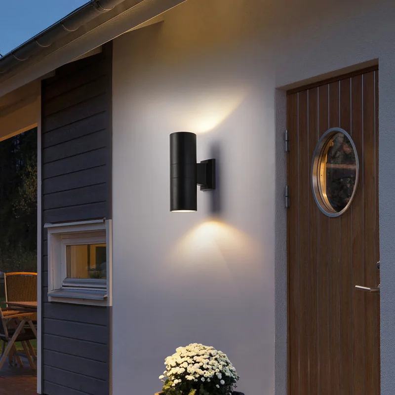 LukLoy LED Outdoor Wall Light Nordic Modern Minimalist Waterproof Lamp Courtyard Garden Portico Hotel Creative Corridor | Лампы и