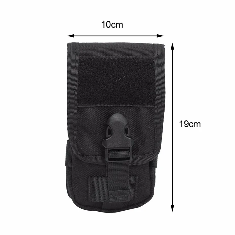 Airsoftpeak двойной слой тактический Чехол для мобильного телефона 1000D нейлон водонепроницаемый Molle система с пряжкой чехол портмоне открытый