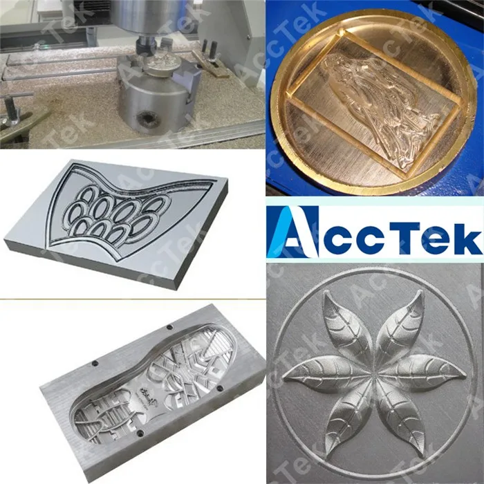 Китай 4 осевой фрезерный станок ЧПУ Алюминиевый литой пресс формы делая cnc