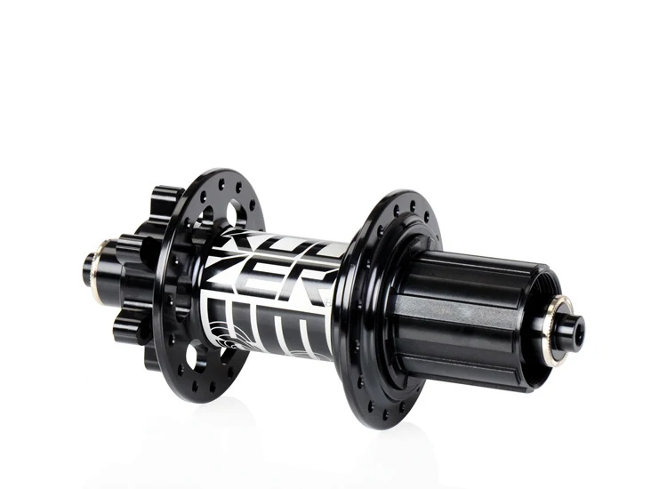 QR black rear KOOZER XM460 Передняя Задняя Ступица 32 отверстия велосипедные втулки quick release 4 подшипники 6 pawls 72 кликов MTB горный велосипед Сверхлегкий 465 г - Color: QR black rear
