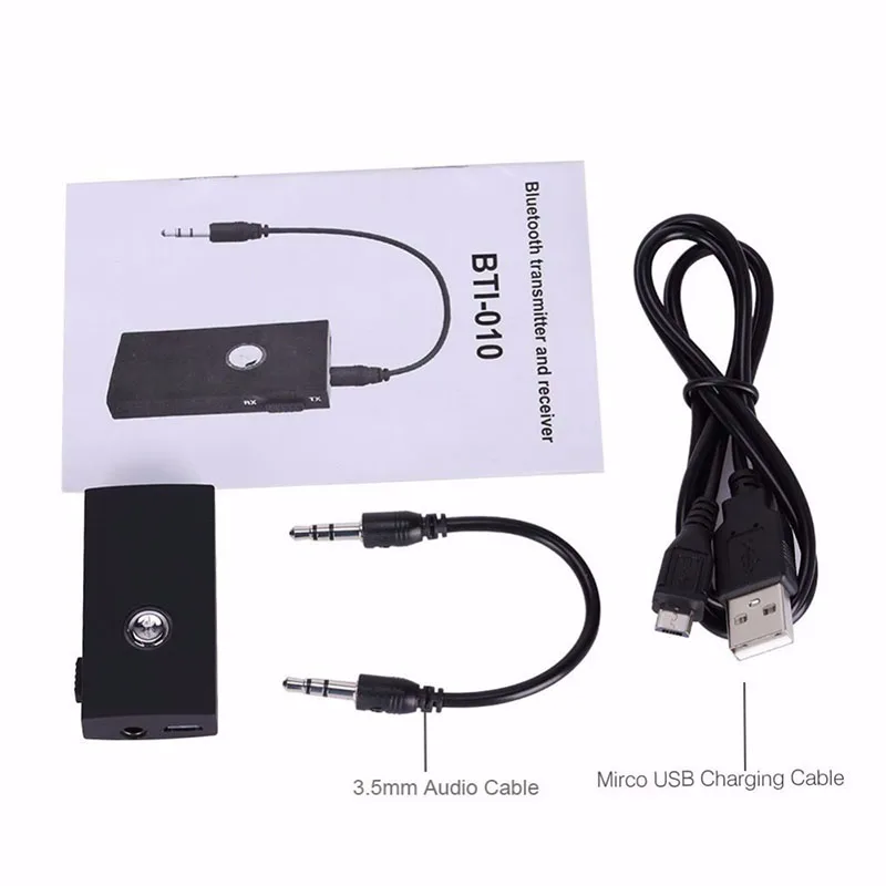Дело hotgo BTI-010 Hi-Fi Bluetooth 3.0 приемник с аудио кабель 2 в 1 bluetooth передатчик и