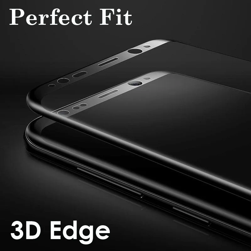 Закаленное защитное 3d стекло с полным покрытием для Samsung Galaxy S8 G950/S8 Plus +