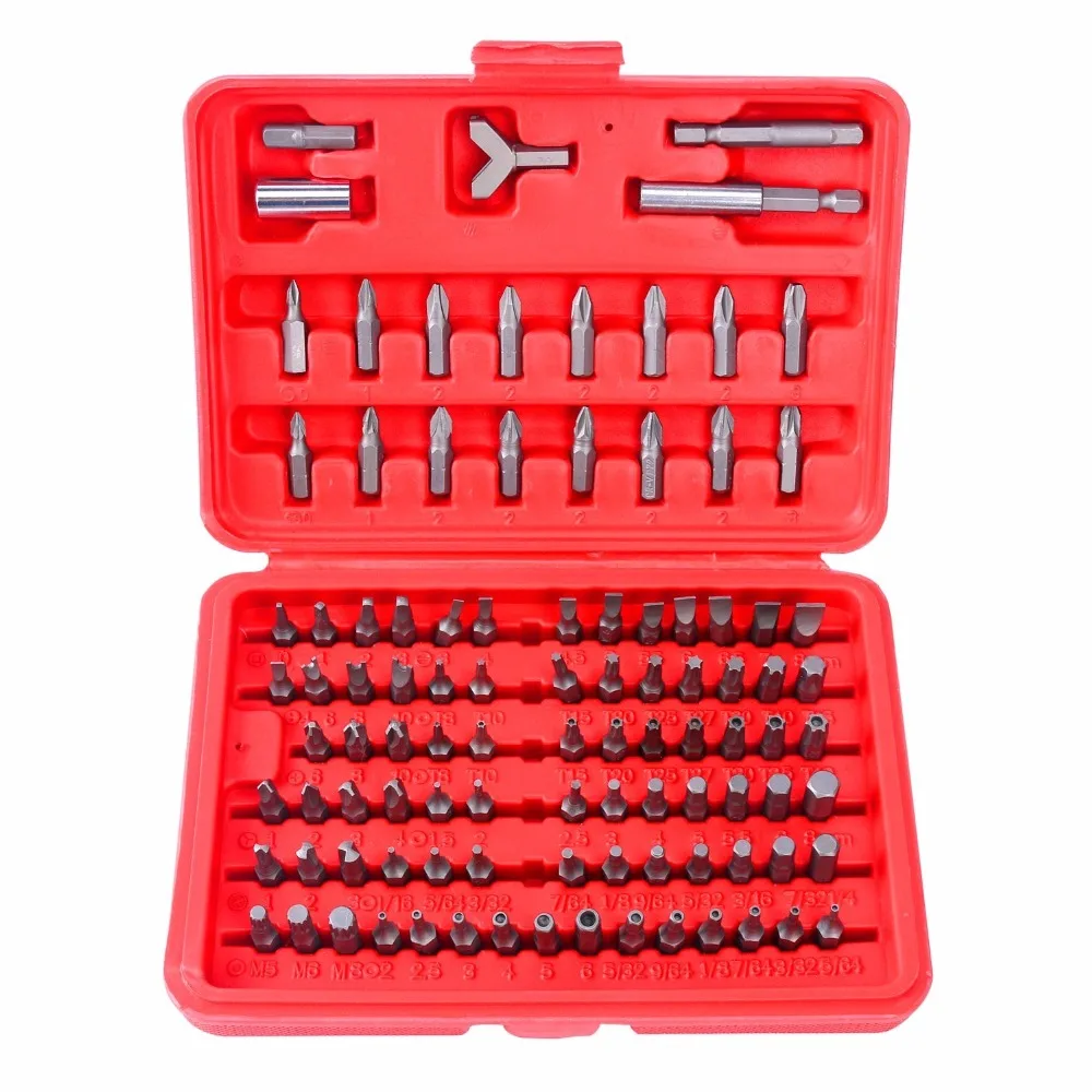 Cromo Vanadio 100 шт. безопасный Destornillador Tamperproof Torx шестигранный набор ручных
