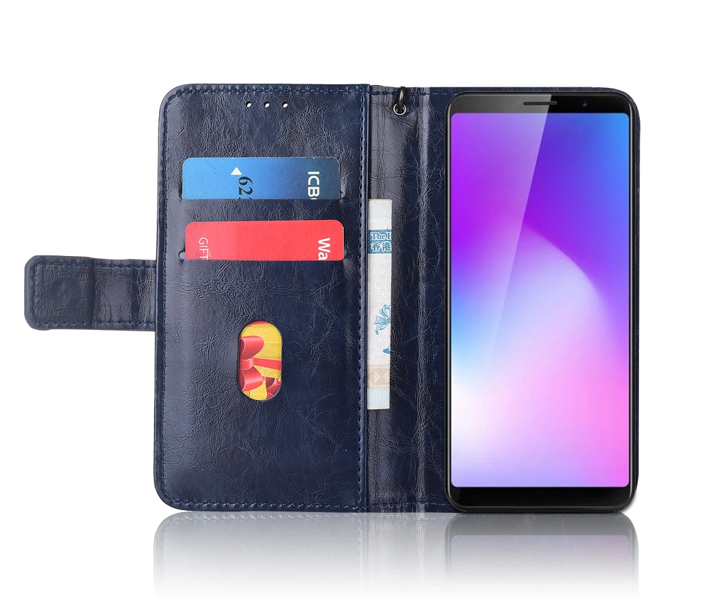 Flip Leather Case For Cubot Power Fundas Printed Flower 100% Special wallet stand case with Strap | Мобильные телефоны и