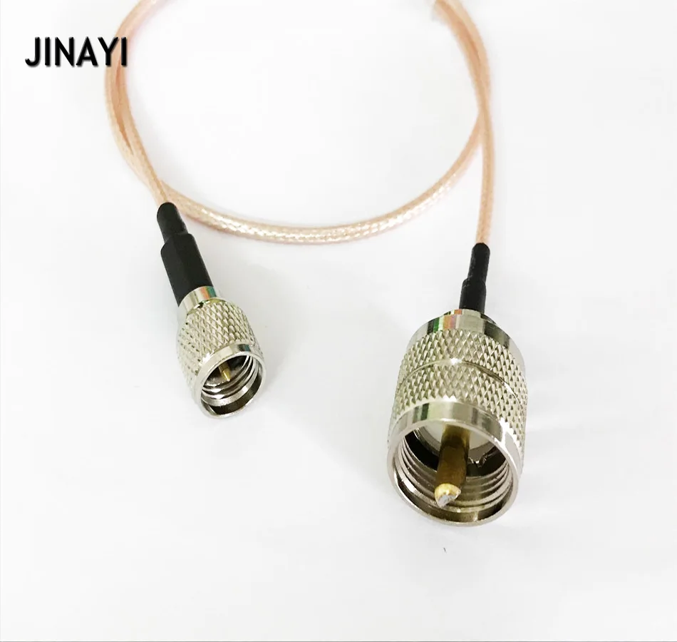 Мини UHF штекер к PL259 Штекерный Разъем RF коаксиальный кабель RG316 1 м 3 5 10