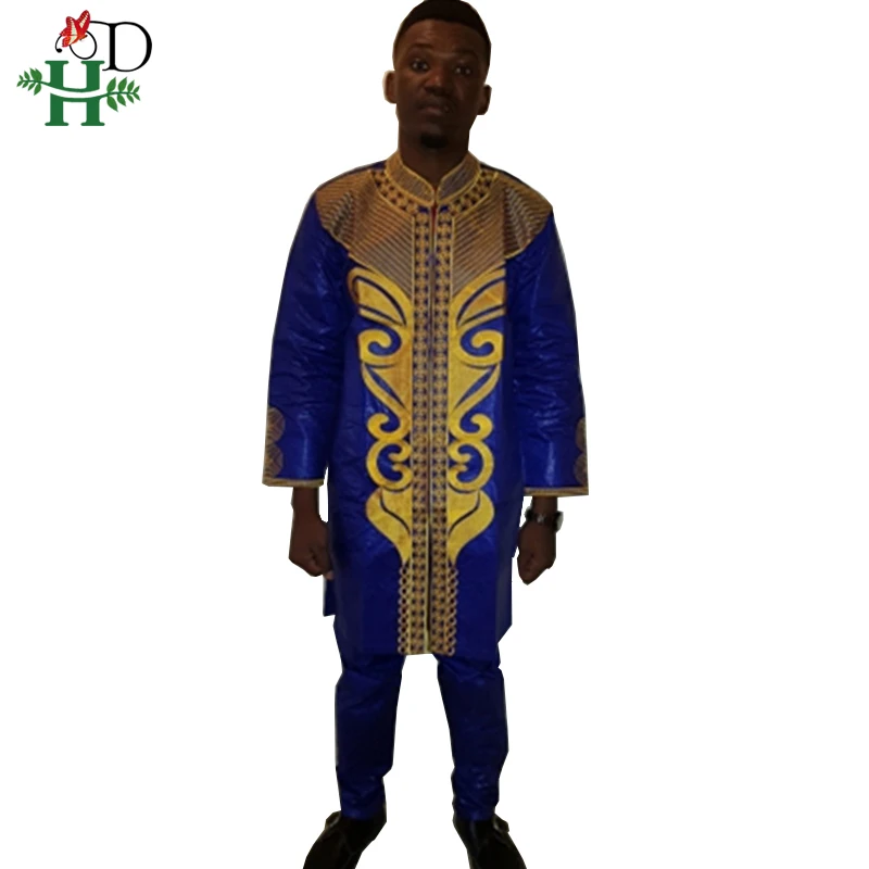 PH38 Dashiki/мужская одежда в африканском стиле Мужская bazin Одежда с вышивкой riche