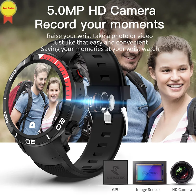 Smart watch 4G network call Android 7.1 support Nano SIM GPS locator Bluetooth smartwatch man woman PK hua wei | Электроника