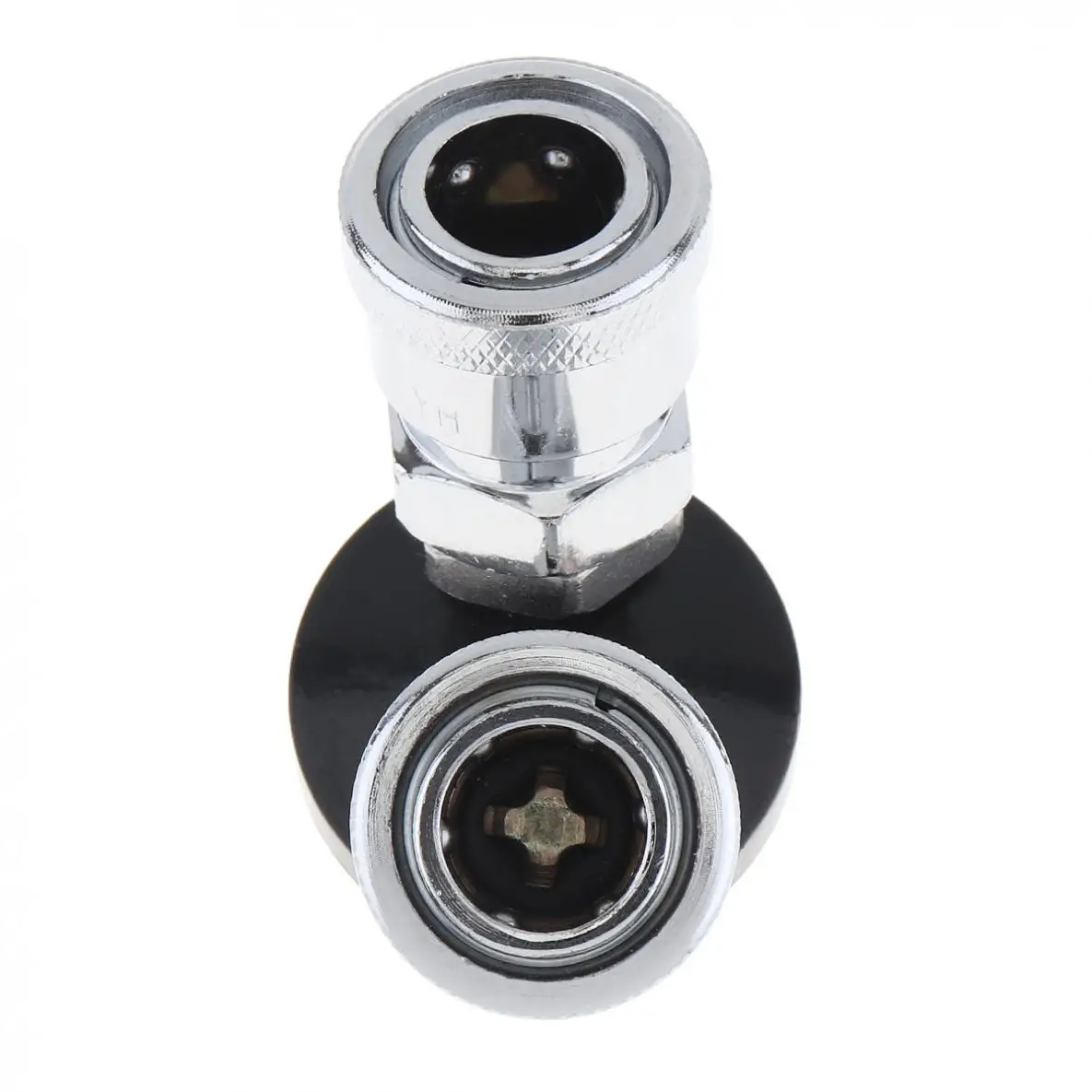 Multifunction High Speed Steel Pneumatic Fittings Two Way 1/4" Air Hose Quick Connector for Compressors | Инструменты