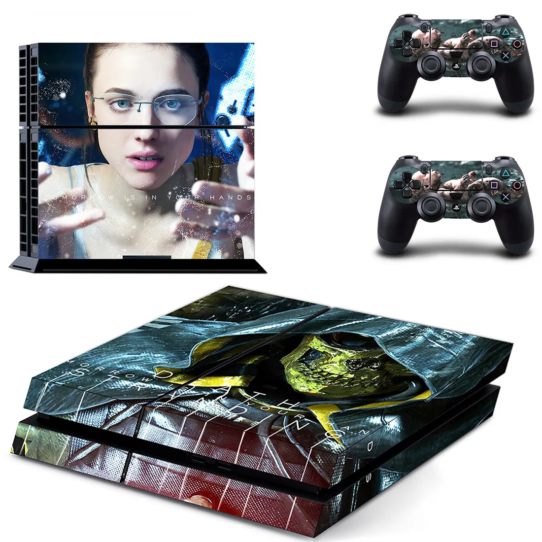 Наклейка для PS4 s Play station 4 Skin PS 4 sticker Death Stranding deckle Cover для Playstation 4 PS 4 консоли и контроллера Skins