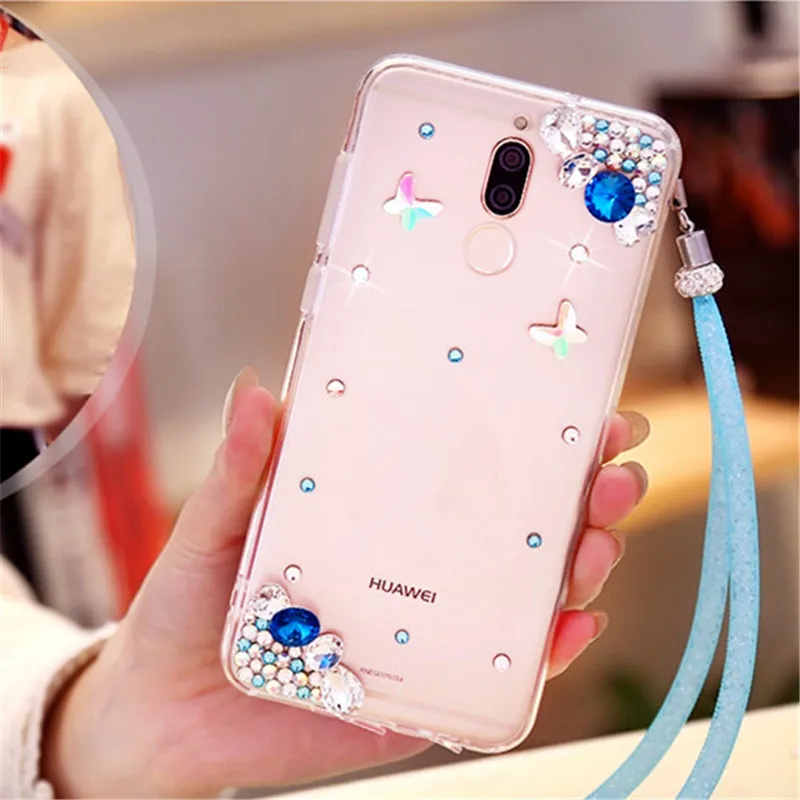 Чехол для Huawei Mate 10 Lite Nova 2i 2s 3D Bling Diamond Diy чехол honor 7C 7A Pro y7 Prime y9 y6 2018 P Smart 2019 |