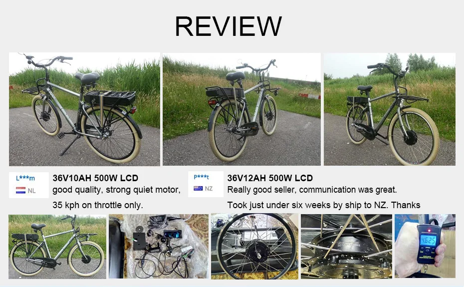48V 500W комплект для переоборудования электрического велосипеда с Батарея 48V 12AH мотор для центрального движения колеса S900 ЖК-дисплей, фара для электровелосипеда в е-Байк, конверсионный набор