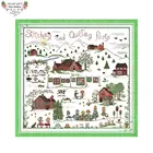 Радость воскресенье в деревне дом Вечерние Вышивка C179 14CT 11CT Счетный и печатью домашний декор шить вечерние крестом Наборы