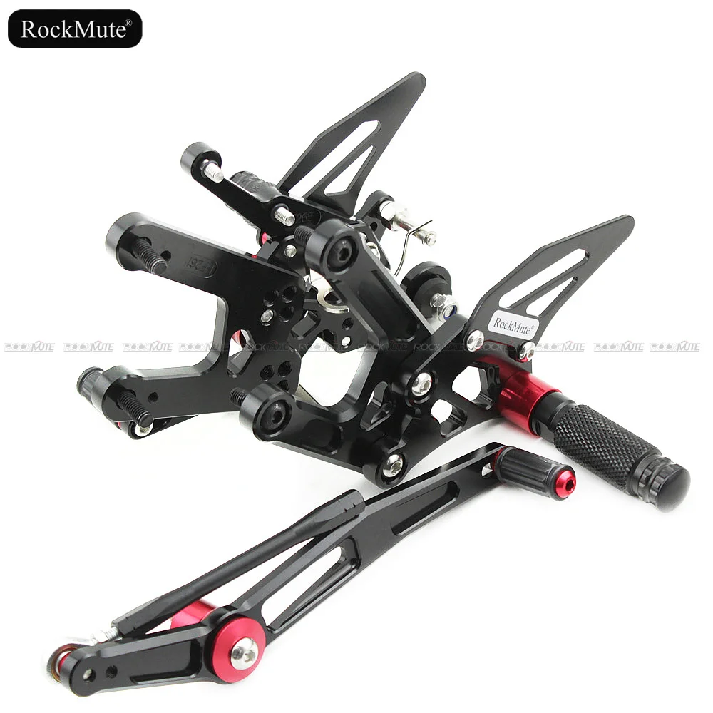 

Motorcycle Adjustable Rear Set Foot Pegs Pedal Footrest Rearset For YAMAHA YZF-R6 2016 2017