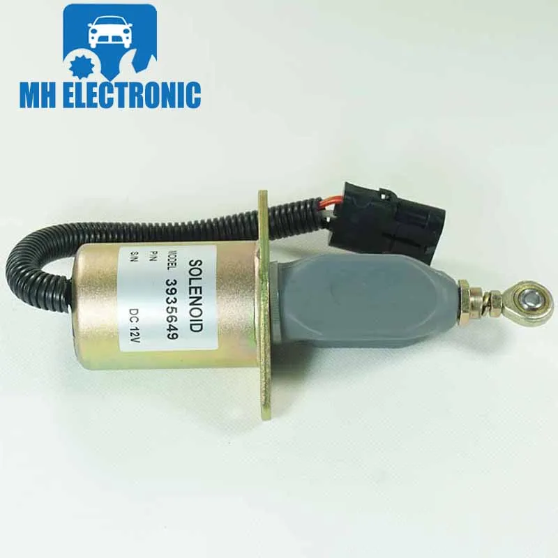 MH Electronic for Cummins 6CT Diesel Parts Engine Stop Solenoid 12V 3935650 3935649 Fuel Shutdown Shut off Valve | Автомобили и