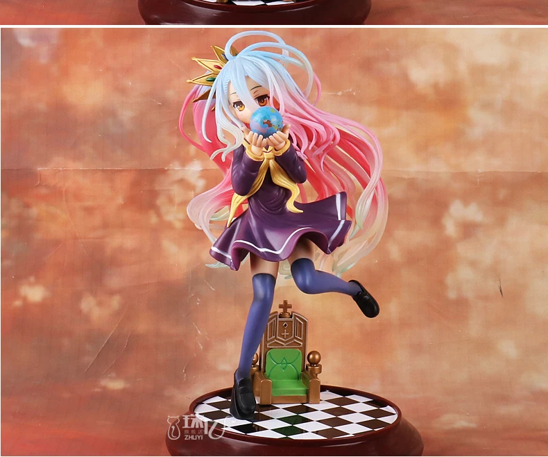 Горячая продажа игра Аниме Нет игры нет жизни белая статуя Ани Kotobukiya Shiro