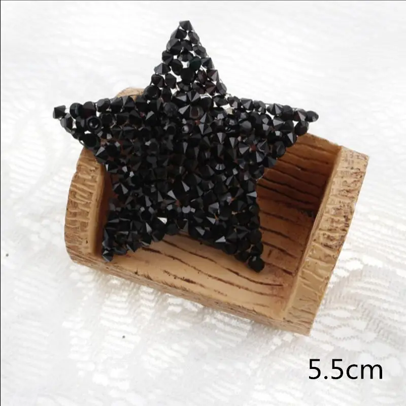 Блестящая Милая звезда стразы аппликация нашивки аппликации Железный патч|rhinestone