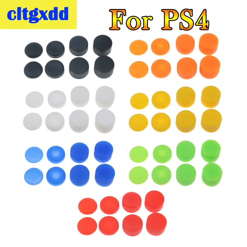 Cltgxdd 8 шт./компл. силиконовые аналоговые ручки контроллера крышка крышки для Sony Play