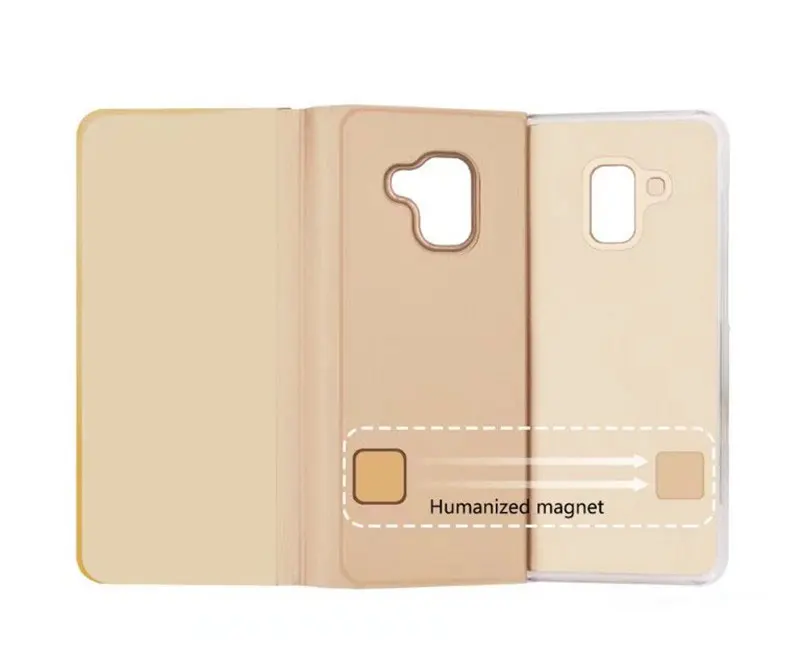 Для Samsung Galaxy A8 A7 A5 2018 a8plus c10 роскошные новые Clear View Smart зеркальное кожаный чехол