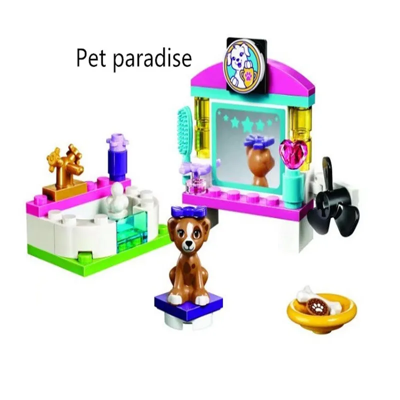 44pcs Bela 10598 Friends Series Puppy Pampering Masquerade Building Block Bricks action toys For Children 41302 Christmas Gift | Игрушки и