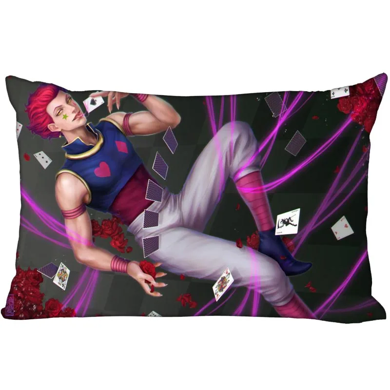 Наволочка на заказ HUNTER×HUNTER Hisoka 35X45 см, недорогая наволочка для отдыха с принтом в виде одной стороны, забавная прямоугольная наволочка в винтажном стиле - Цвет: 17